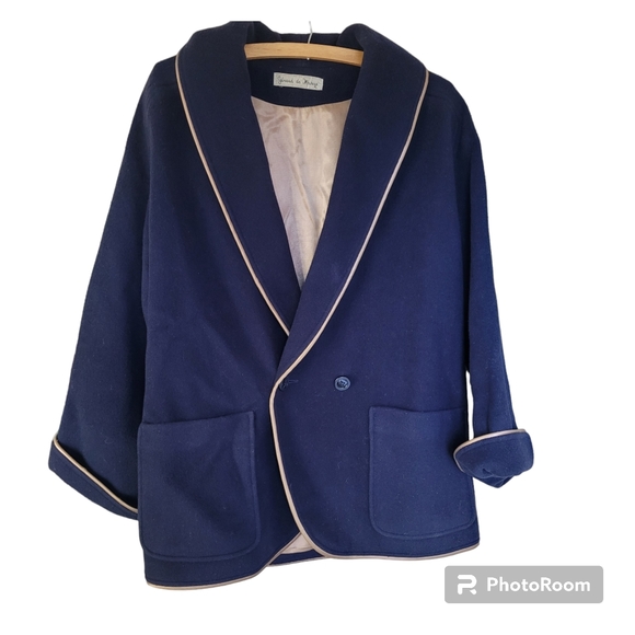 Vtg Upscale Wool Coat - Picture 2 of 7